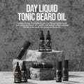 The Beard Struggle - Day Liquid Tonic Beard Oil - Silver Collection (Viking Storm) - Beard Oil for Men - Moisturize, Softens Hair, Reduces Itch -