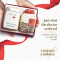 Custom Cookies Get Well Cookies - Set of 2 Kosher Decorated Vanilla Sugar Cookies - Express Feel Better Wishes for Men, Women, and Kids - after
