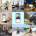 Portable Pilates Bar Kit with Resistance Bands for Men and Women - 3 Set Exercise Resistance Bands - Multifunctional Home Gym - Supports Full-Body