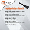 Inner Axle Side Seal Installation Tool Compatible with Dana 30/44/60 Axles Front Differentials.