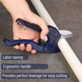 Bates- PVC Pipe Cutter, Cuts up to 1-5/8", Navy Blue Ratcheting PVC Pipe Cutter Tool, Pipe Cutters PVC Pipe Shears, Plastic Pipe Cutter, PEX Pipe