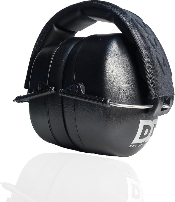Professional Safety Ear Muffs by Decibel Defense - 37Db NRR - the HIGHEST Rated & MOST COMFORTABLE Ear Protection for Shooting & Industrial Use -