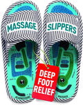 Shiatsu Home Acupressure Massage Slippers for Plantar Fasciitis, Acupuncture Foot Massager, Pain Relief & Muscle Relaxation