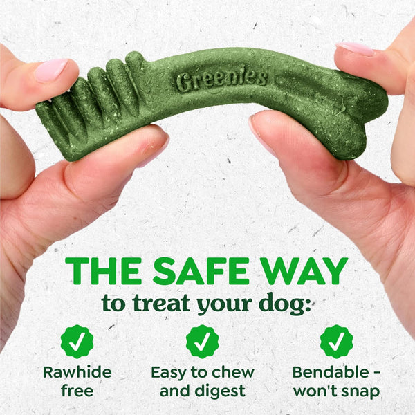 Greenies Original Petite Natural Dental Care Dog Treats, 6 Oz. Pouch (10 Treats)