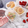 300PCS Fresh Keeping Bags,Elastic Food Storage Covers,Universal Kitchen Wrap Seal Caps,Food Covers Stretch Reusable,Stretch Plastic Wrap Bowl