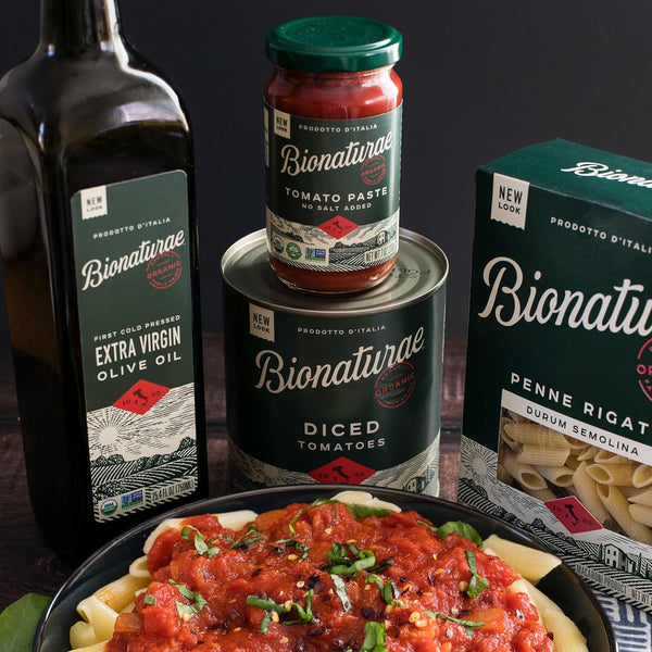 Bionaturae Organic Tomato Paste - No Salt Tomato Paste, Tomato Paste in a Jar, Keto Friendly, Non-Gmo, USDA Certified Organic, No Added Sugar, No