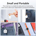HUOTO Portable Watch Charger for Apple Watch Series 9,Portable Magnetic Iwatch Charger 1200Mah Power Bank Mini Purse Items Fast Keychain Charging