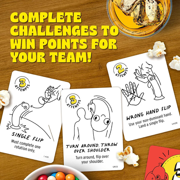 Big Potato Chicken Vs Hotdog: the Ultimate Challenge Party Game for Flipping-Fun Families, Board Game for Game Nights