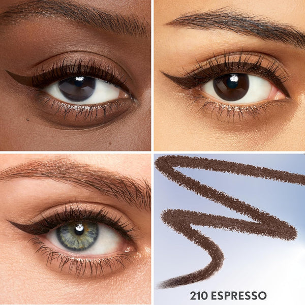 Covergirl Perfect Point plus Eyeliner Pencil, Espresso, Long-Lasting, Versatile Brown Eyeliner, Soft Smudging Tip, No Sharpening Needed, Pack of 1