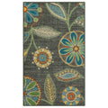 Maples Rugs Reggie Floral Kitchen Rug - Made in USA - Washable, Non Slip Indoor Carpet for Entryway, Foyer, Kitchen, and Bathroom, 1'8 X 2'10,