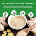 Jiva Organics Organic Ginger Root Powder 1 LB Jar - Gluten Free, Non-Gmo - for Cooking, Baking, Tea & More - Bulk Ginger Ground Dry