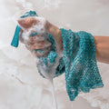 Ecotools Exfoliating Bath Net, Inspired by African Bath Net Sponge, Exfoliates & Cleanses Whole Body, Flexible & Reusable, Eco-Friendly Body