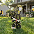 3.5FT Large Class 2025 Graduation Yard Sign Yard Decorations Congrats Graduation Lawn Signs 2025 Grad Yard Signs with Stakes for Outdoor Indoor