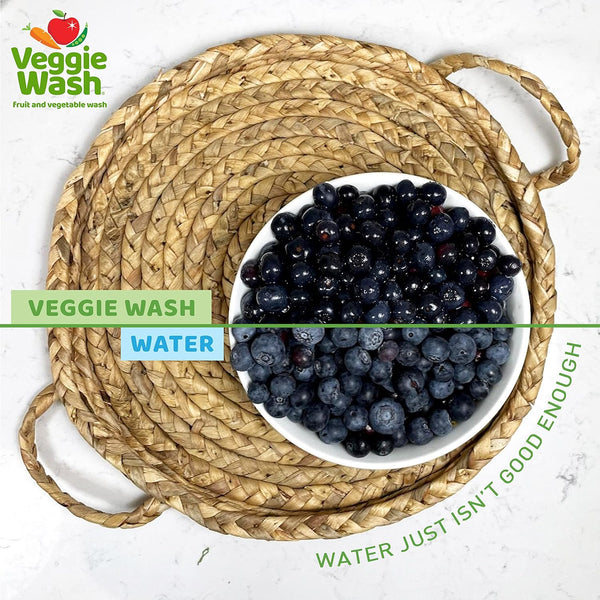 Veggie Wash Organic Fruit and Vegetable Wash Refill, Certified Organic, Ideal for Cleaning Produce, 32 Fluid Ounce, Pack of 2
