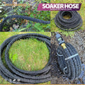 LICNCHOC GARDEN Soaker Hose 15 Ft,1/2 INCH Flexible Durable Garden Hose for Efficient Watering, Leak-Proof Design 100% Recycled Rubber,Ideal for
