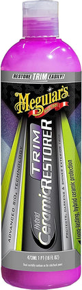 Meguiar'S Hybrid Ceramic Trim Restorer, Car Trim Plastic Restorer - 16 Oz Bottle