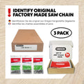 Oregon S56X3 3-Pack Advancecut Chainsaw Chains for 16-Inch Bar -56 Drive Links â Low-Kickback, Fits Husqvarna, Echo, Poulan, Wen and More
