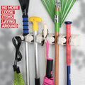Home-It Mop and Broom Holder Wall Mount Garden Tool Storage Tool Rack Storage & Organization for the Home Plastic Hanger for Closet Garage