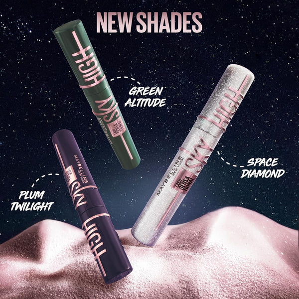 Maybelline Lash Sensational Sky High Waterproof Mascara Makeup, Volumizing, Lengthening, Defining, Curling, Multiplying, Buildable Formula, Very