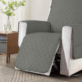 SUBRTEX Recliner Chair Covers Fitted Small Recliner Sofa Slipcovers Seat Width to 25 Inch Reversible Washable Recliner Chair Protector with