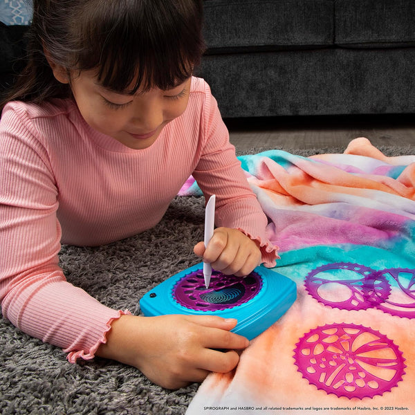 Spirograph Doodle Pad– Arts and Crafts, Scratch Art, LCD Writing Tablet for Kids, Kids Toys, Art Supplies, Drawing Kit, Spiral Art, Double-Sides