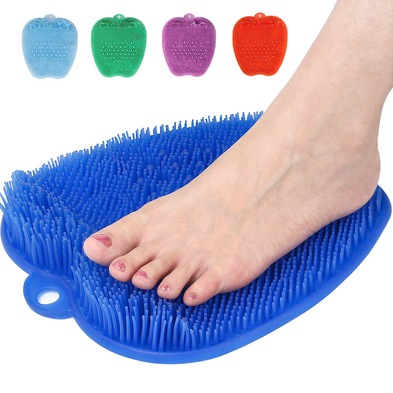 Shower Foot Cleaner Scrubber Massager, Foot Pain Tired Feet Relaxing Acupressure Mat for Shower Floor with Non-Slip Suction Cups, Increase