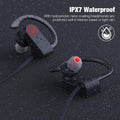 Bluetooth Wireless Headphones 16H Playtime Earbuds with Mic Stereo In-Ear Earphones, IPX7 Waterproof Sports Sound Isolation Headsets for Running,