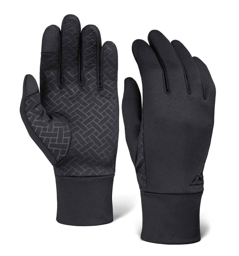 Tough Outdoors Running Gloves - Touch Screen Ski Glove Liners - Men'S Winter Gloves - Glove Liners for Cold Weather