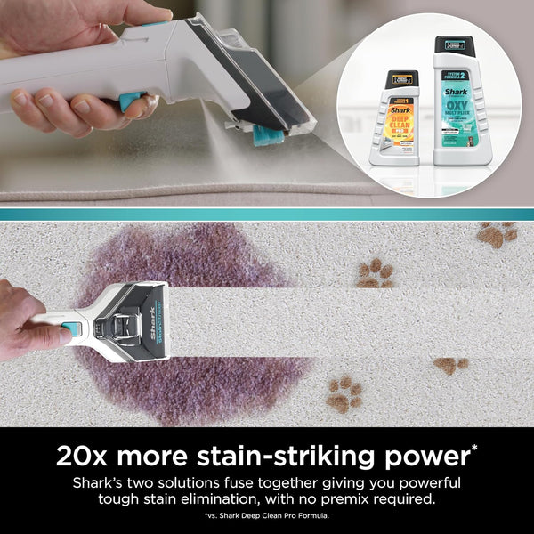 Shark Stainstriker Pro Bundle for All Shark Stainstriker Portable Cleaners, for Carpets & Area Rugs, Instantly Eliminates Odors, 32Oz OXY