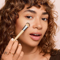 Ecotools Precision Concealer Makeup Brush, for Concealing under Eyes & Imperfections, Sculpt Skin, Works with Liquid & Cream Makeup, Synthetic