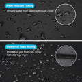 Stanbroil 28" Griddle Cover for Blackstone 2 Burner Grills, 600D Heavy Duty Waterproof Anti-Uv Canvas Flat Top BBQ Cover for Blackstone 28