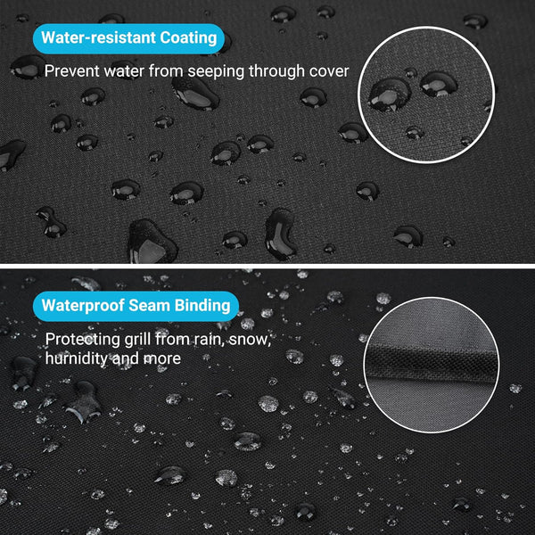 Stanbroil 28" Griddle Cover for Blackstone 2 Burner Grills, 600D Heavy Duty Waterproof Anti-Uv Canvas Flat Top BBQ Cover for Blackstone 28