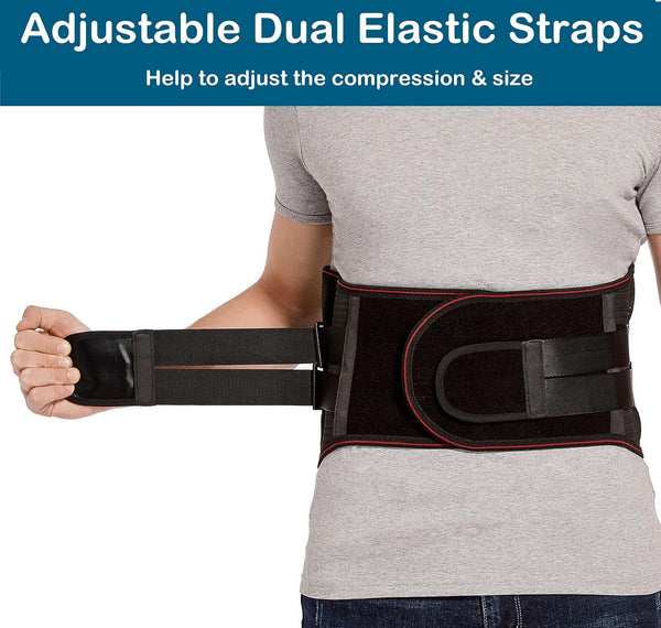Lower Back Brace for Men Women Back Pain Relief Back Support Belt- Posture Corrector Breathable Adjustable Belt for Lifting, Scoliosis, Herniated
