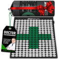 Premium Acupressure Massage Mat - Spiked Therapy Pad for Back Pain Relief - Stress Reduction & Muscle Recovery - Neck & Shoulder Relaxation -