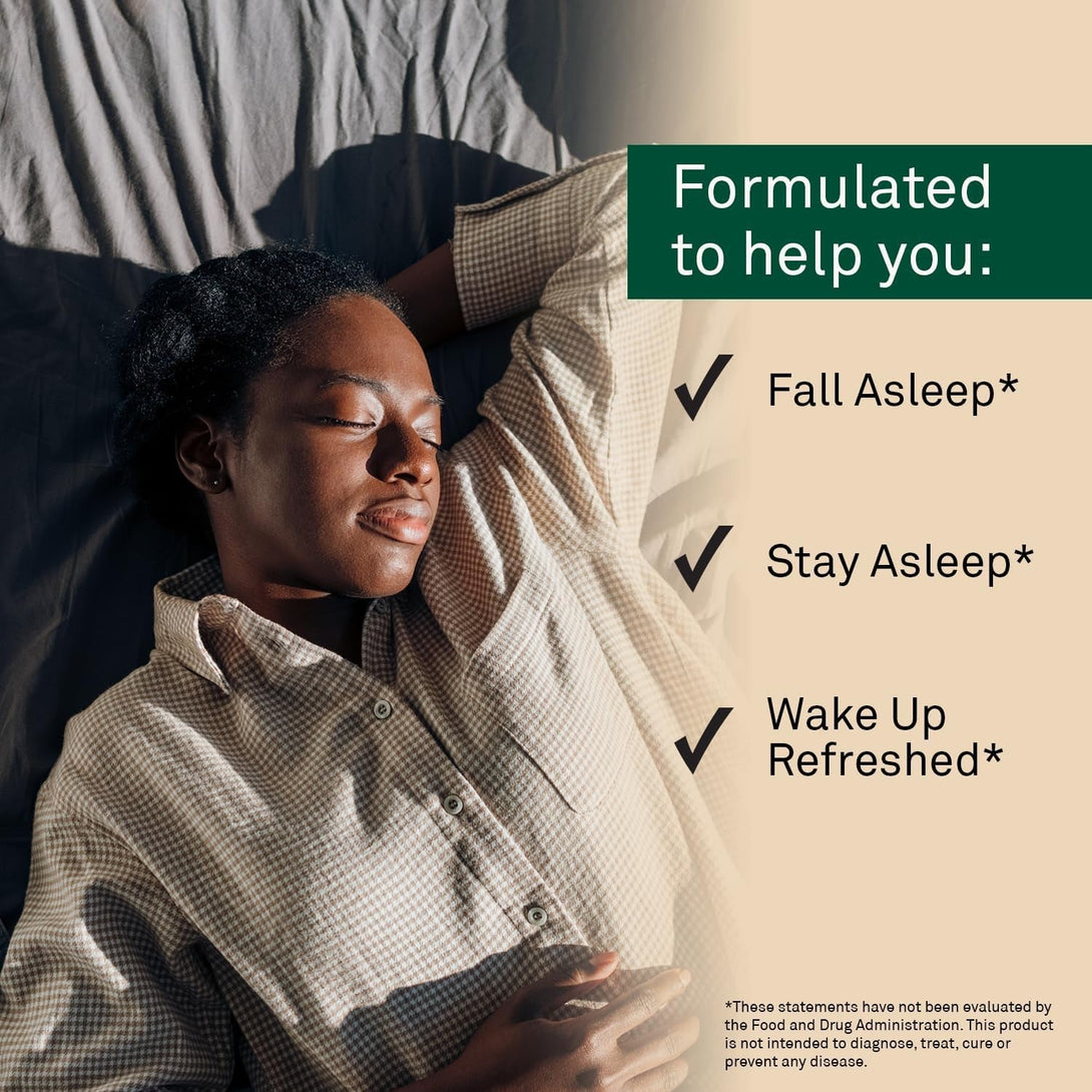 Sleep Support with Sustained-Release Melatonin | Includes L-Theanine and Ashwagandha | Promotes Relaxation and Sleep Quality | Supports Stress Management | Use before Bedtime | 30 Capsules