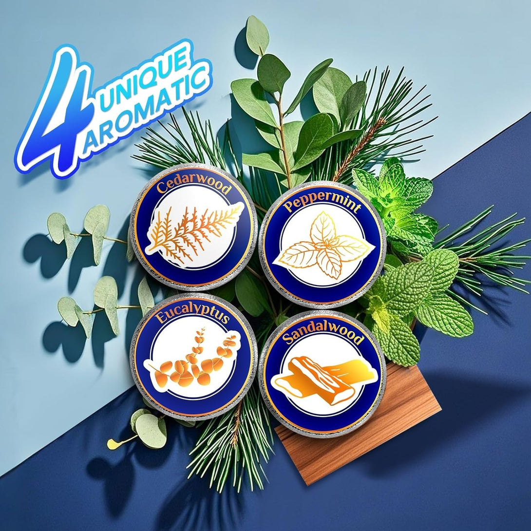 Dad Gifts for Fathers Day from Daughter Son Wife:Shower Steamers for Men, Shower Bombs Aromatherapy with Natural Essential Oils, Relaxation & Self Care Birthday Gifts for Men Husband Him