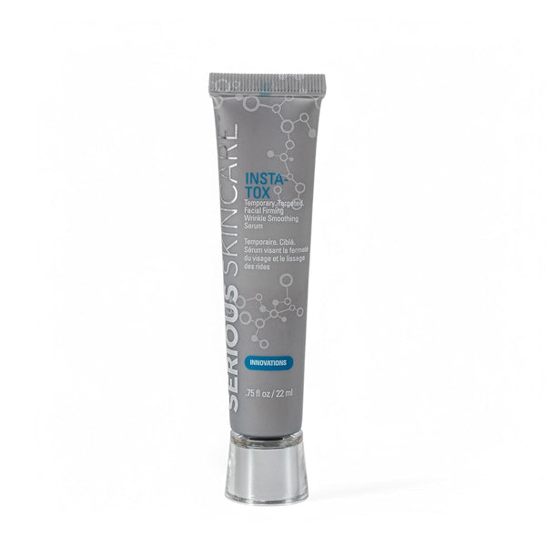 Serious Skincare - INSTA-TOX Instant Line and Wrinkle Filler Face Serum - Firm and Smooth Fine Lines, Deep Wrinkles and Pores - Temporary Skin Tightener - .75 Oz