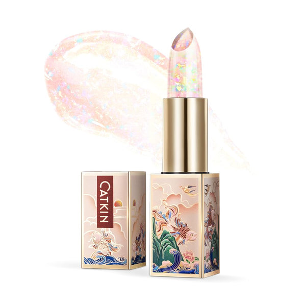 CATKIN Lip Balm Color Tinted Changing Lipstick Ultra Hydrating Lip Moistrurizer Chapstick with Vitamin E Nourishing for Cracked & Dry Lips 0.12 Oz C04 RAINBOW