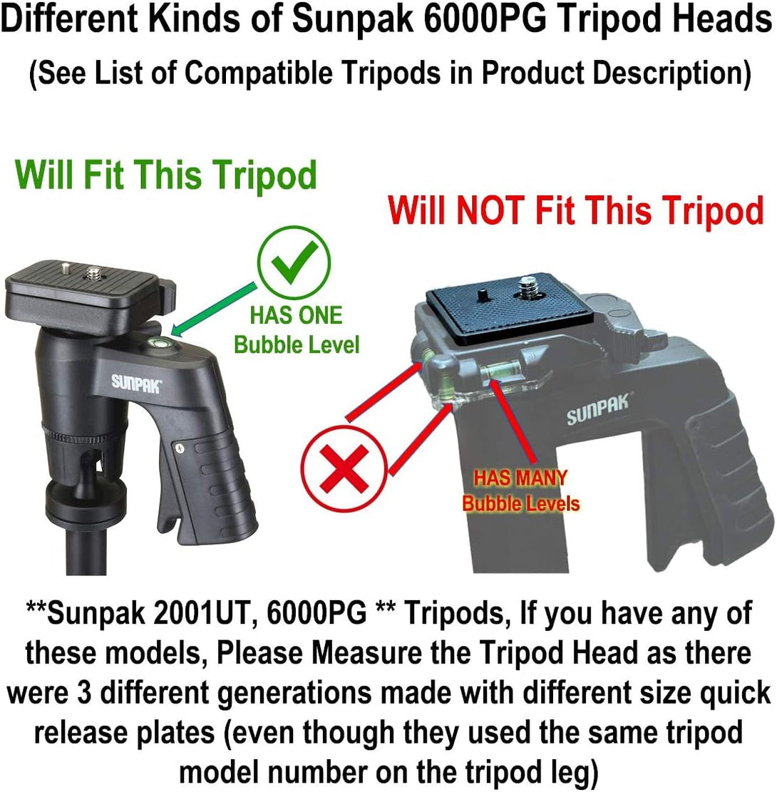 35Mm Tripod Quick Release Plate Camera Mounting Adapter Replacement for Quantaray, Sunpak 5800D 7000Tm, Slik, Walmart MX1000, TG-P60T Tripod Mount QR-57