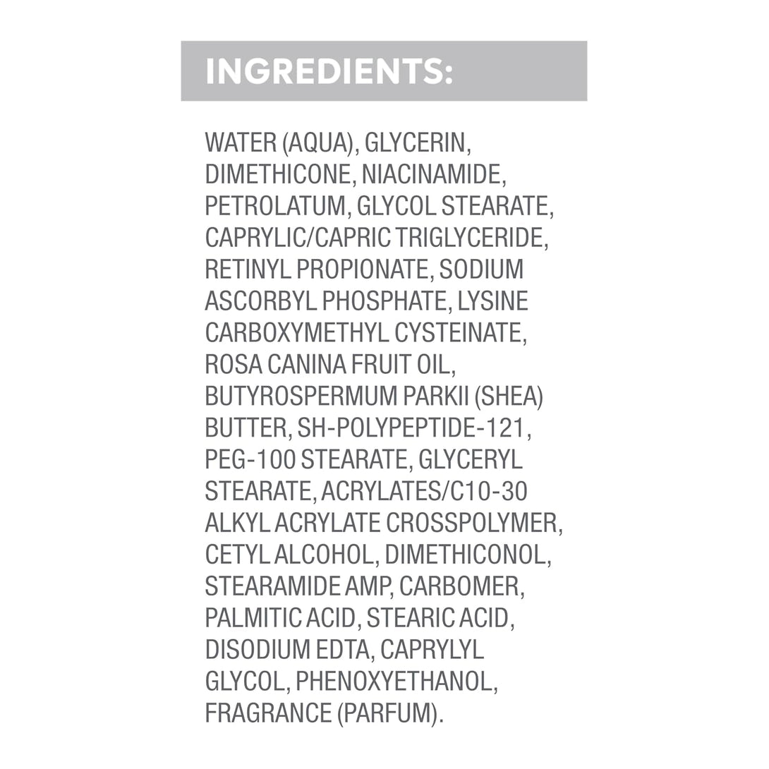Dove Body Cream Serum Niacinamide + Even Tone for Dark Spots and Uneven Tone with Vitamin C, Pro-Retinol and Shea Butter Lotion, 8 Oz