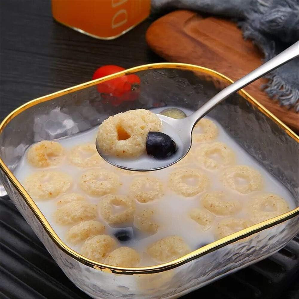 Soup Spoons, 8-Piece Stainless Steel Spoons Heavy-Weight Spoon Flatware