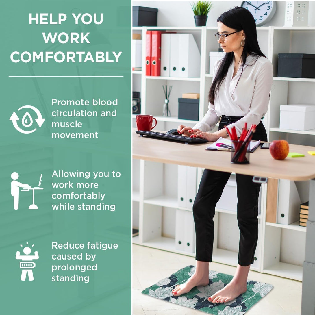 Foot Massager Mat | Relieve Foot Pain Plantar Fasciitis Heel Arch Pain & Stress - Travel Reflexology Mat