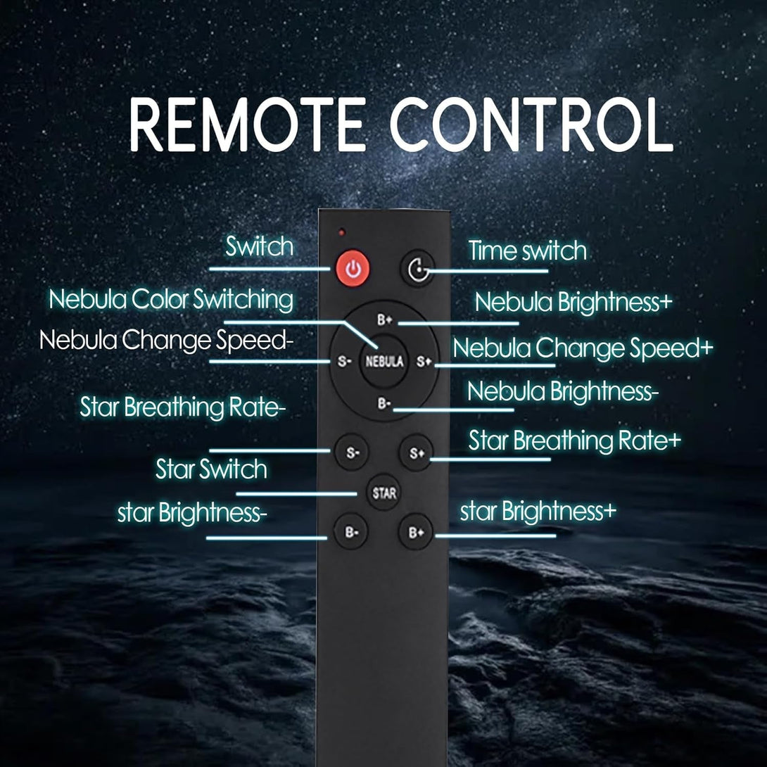 Astronaut Galaxy Projector - Starry Sky Night Light with Timer and Remote Control, Perfect for Bedroom and Ceiling, Great Gift for Kids and Adults