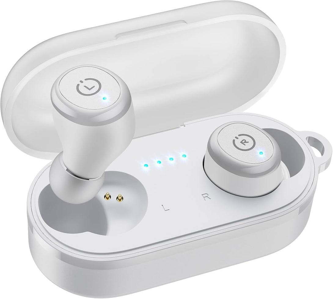 TOZO T10 Wireless Earbuds Bluetooth 5.3 Headphones, App Customize EQ, Ergonomic Design, 55H Playtime, Wireless Charging Case, IPX8 Waterproof Sound In-Ear Headset, 2025 New Version