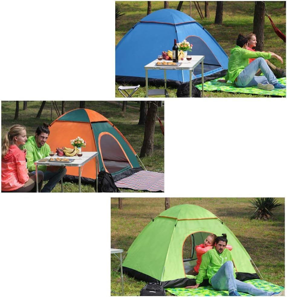 2 Person Instant Pop up Lightweight Camping Tent, Outdoor Easy Set up Automatic Family Travel Tent,Portable Backpacking Ultralight Waterproof Windproof Anti-Uv Sun Shelter Tent…
