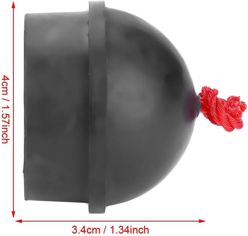 Alomejor 2Pcs Cue Tips No Slip Cue Tip Chalk Billiard Pool Cue Chalk Holder with Cord for Pool Cues and Snooker