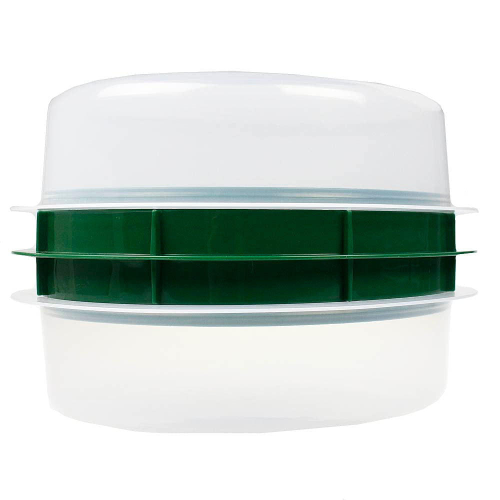 LEM Products Batter Bowl, Translucent and Green