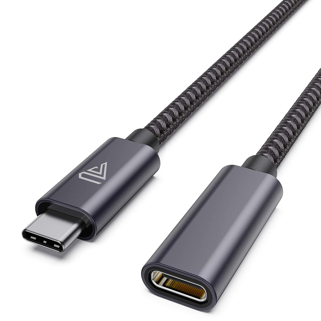 USB C Extension Cable (20Gbps/240W/3.3Ft), Faracent USB 3.2 Type C 3.1 Male to Female Extension Charging & Sync for Iphone 16 15 Pixel PSVR2 Macbook Air Pro/New Ipad Dell XPS Surface Book and More