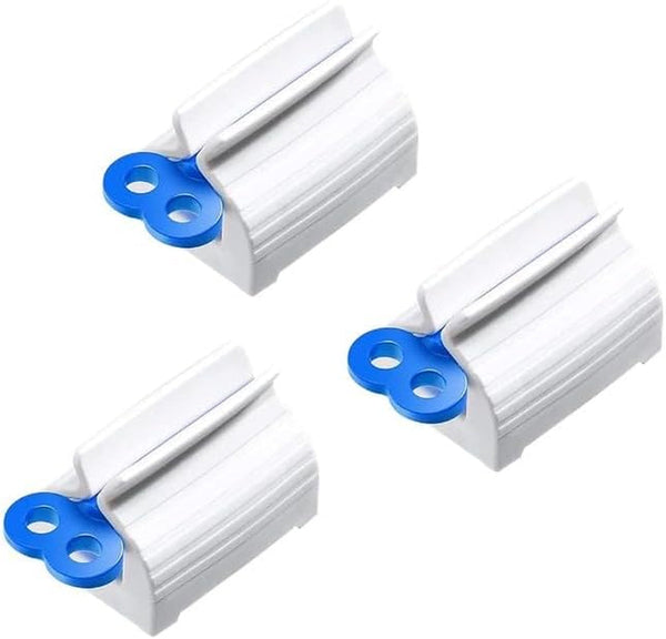 3Pcs Blue for Rotating Toothpaste Dispenser with Tube Squeezer Toothpaste Artifact Dispenser for Bathroom,Bathroom Organization,Tube Squeezer,Health and Household,Bathroom Safety, Aids and Accessories