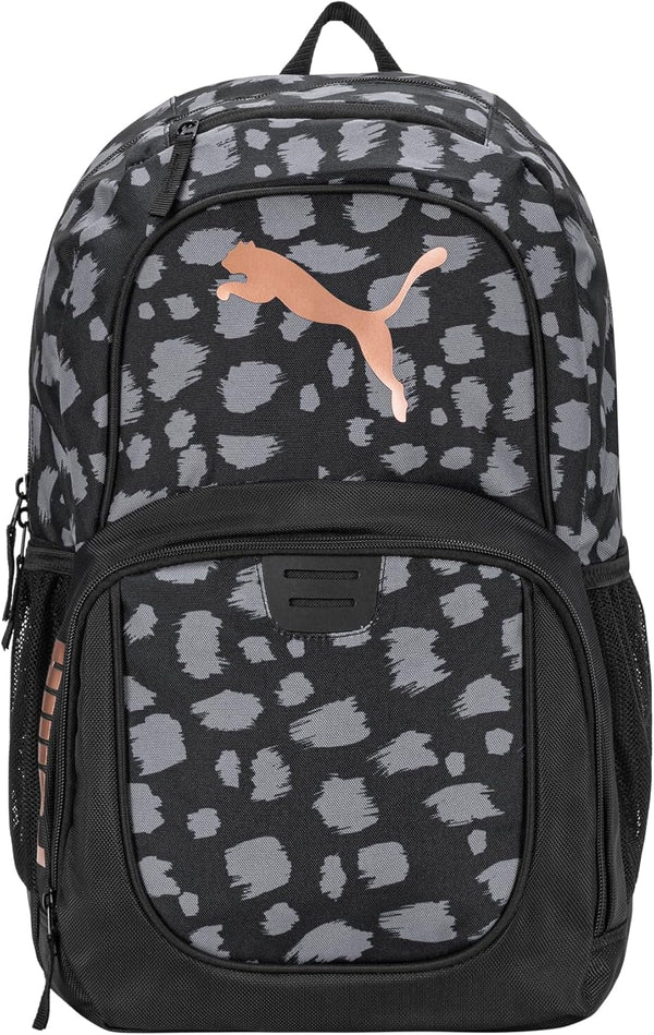 PUMA Contender Backpack, Rose Gold Cheetah, One Size
